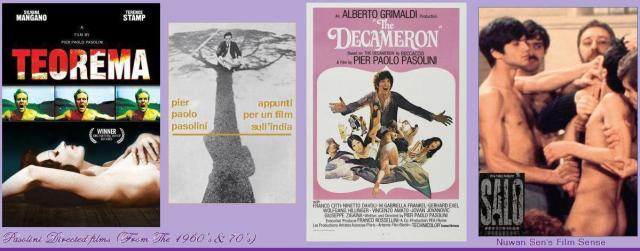 Pasolini directed films