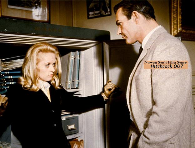 Tippi Hedren & Sean Connery (in a film from 1964)