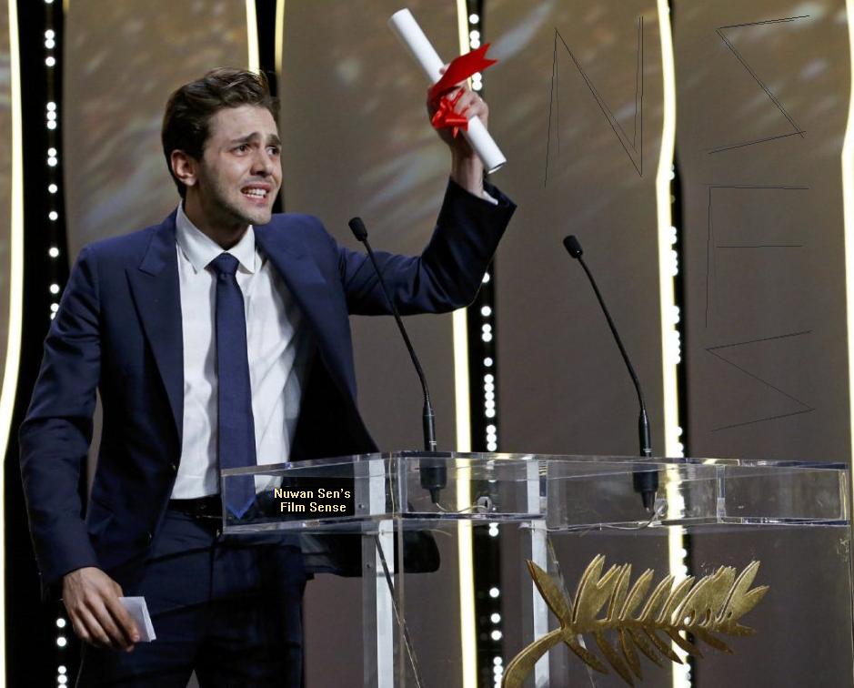 Xavier Dolan wins the Grand Prix for Juste la Fin du Monde (2016)